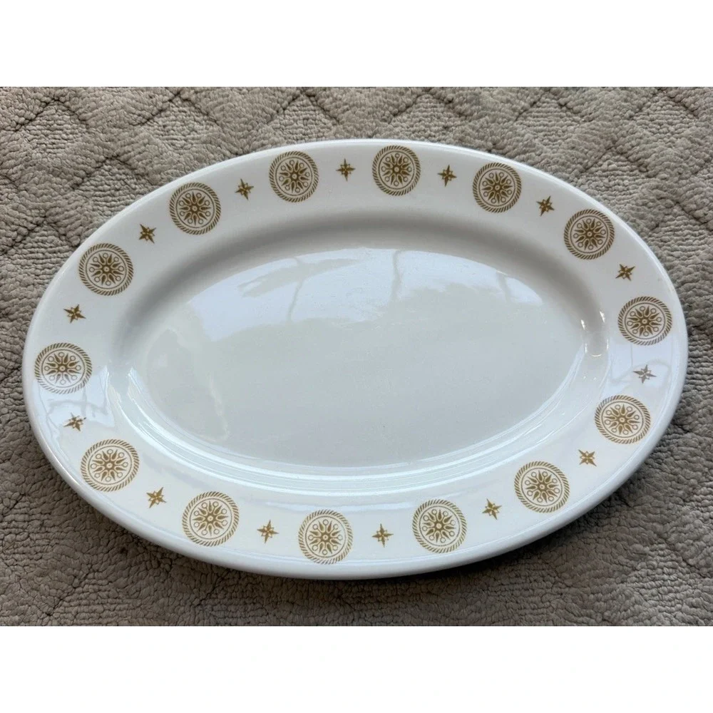 Vintage Shenango China Serving Platter Oval Family Gatherings